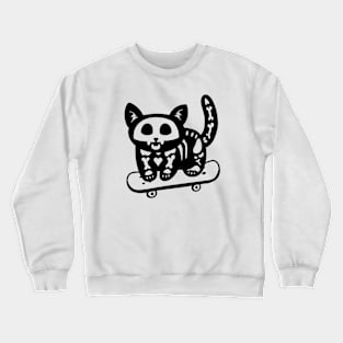 Skeley Cat Crewneck Sweatshirt